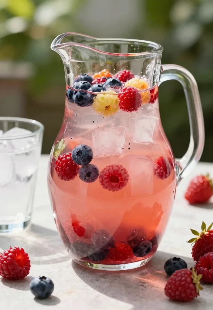 20 Detox Water Recipes for a Flat Tummy Look and Reduced Bloating - 13. Vanilla Berry Detox Water 1