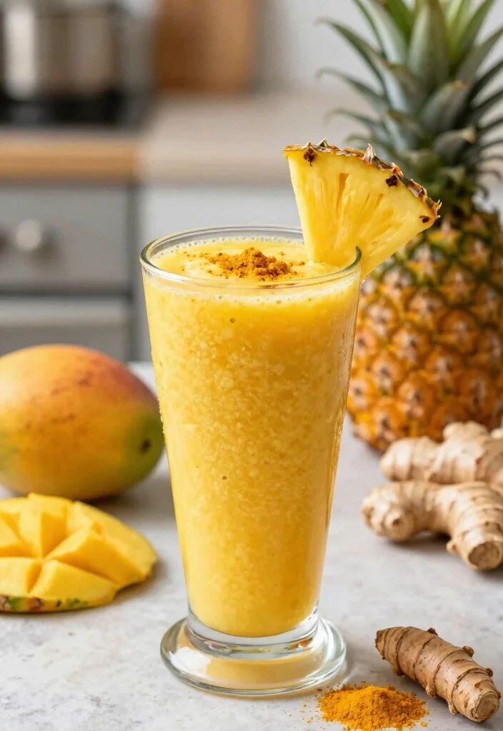 20 Healthy Detox Drinks for Morning Routines and Long-Term Wellness Habits - 3. Tropical Turmeric Sunshine Smoothie 1