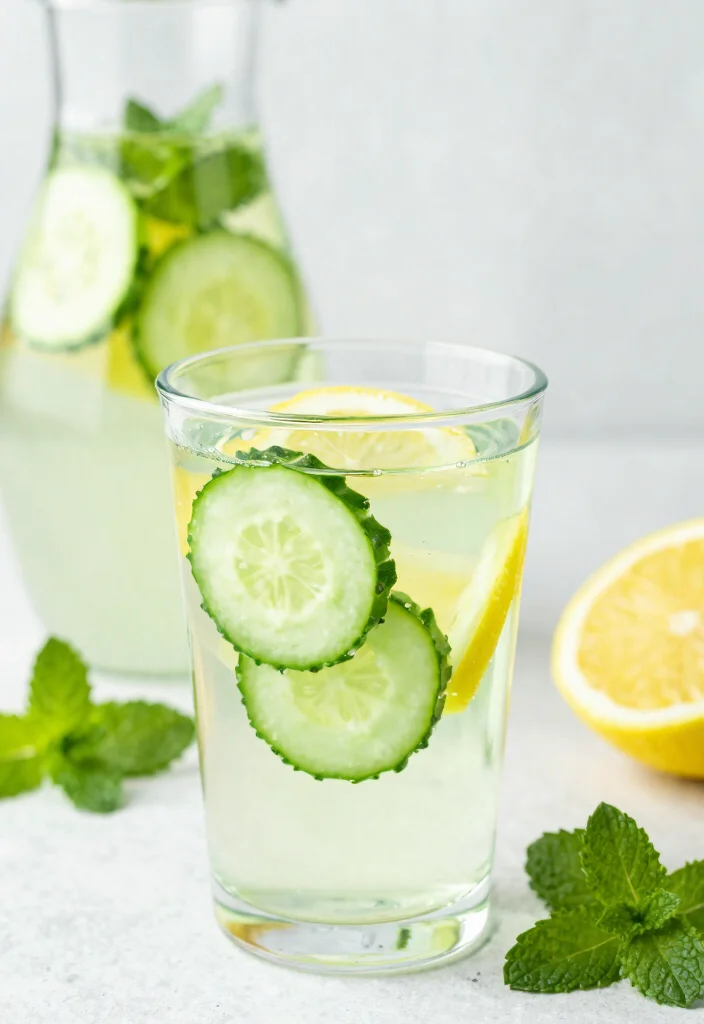 20 Healthy Detox Drinks for Morning Routines and Long-Term Wellness Habits - 6. Cucumber Lemon Detox Water 1