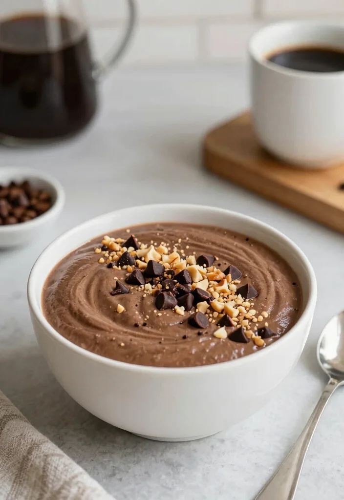 20 Healthy Smoothie Bowl Recipes for Everyday Meals - 18. Mocha Smoothie Bowl 1