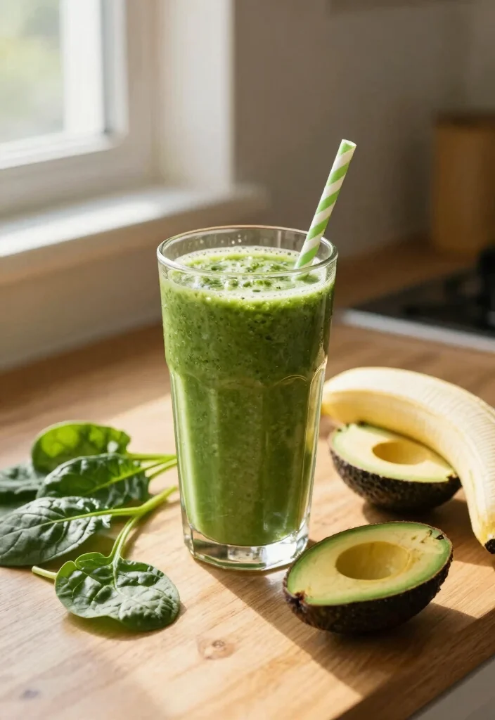 20 Healthy Smoothie Recipes for Energy and Weight Loss - 1. Green Power Smoothie 1