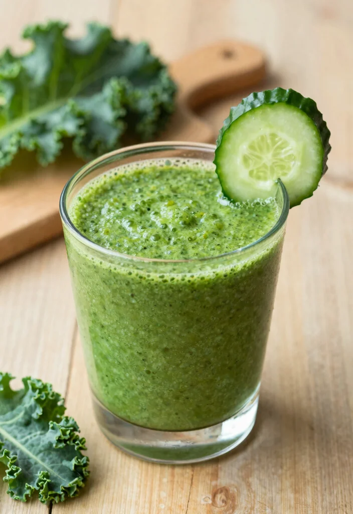 20 Healthy Smoothie Recipes for Energy and Weight Loss - 16. Detox Green Smoothie 1