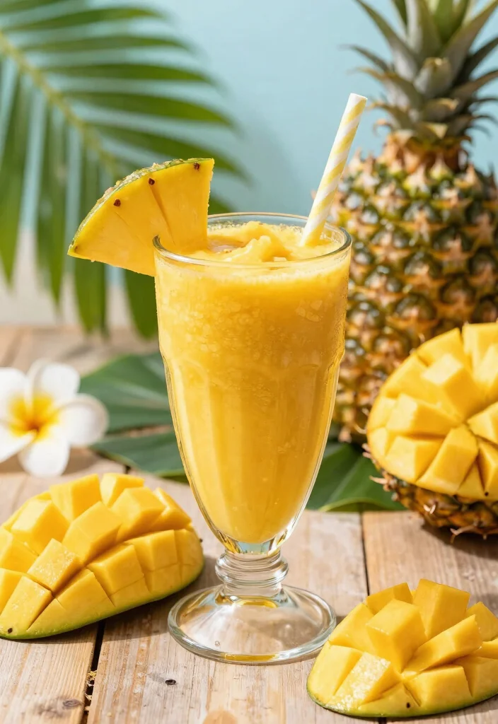 20 Healthy Smoothie Recipes for Energy and Weight Loss - 3. Tropical Mango Smoothie 1