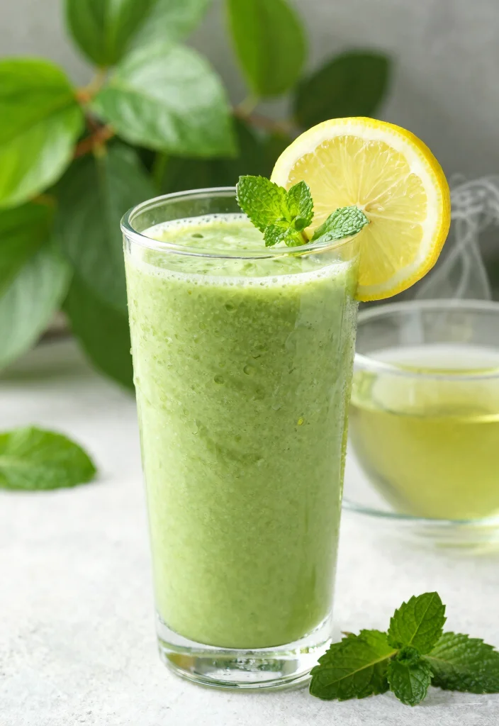 20 Healthy Smoothie Recipes for Energy and Weight Loss - 6. Energizing Green Tea Smoothie 1