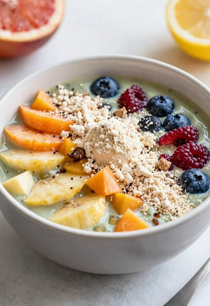 20 Smoothie Bowl Toppings for Flavor and Nutrition - 16. Protein Powder 1