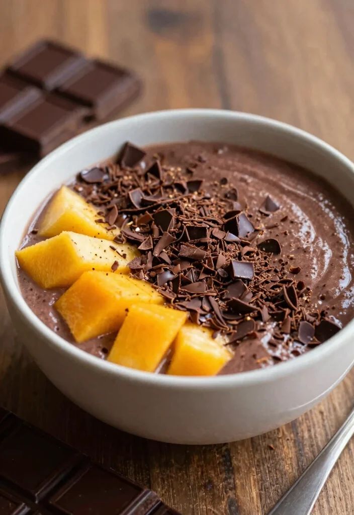 20 Smoothie Bowl Toppings for Flavor and Nutrition - 8. Dark Chocolate Shavings 1