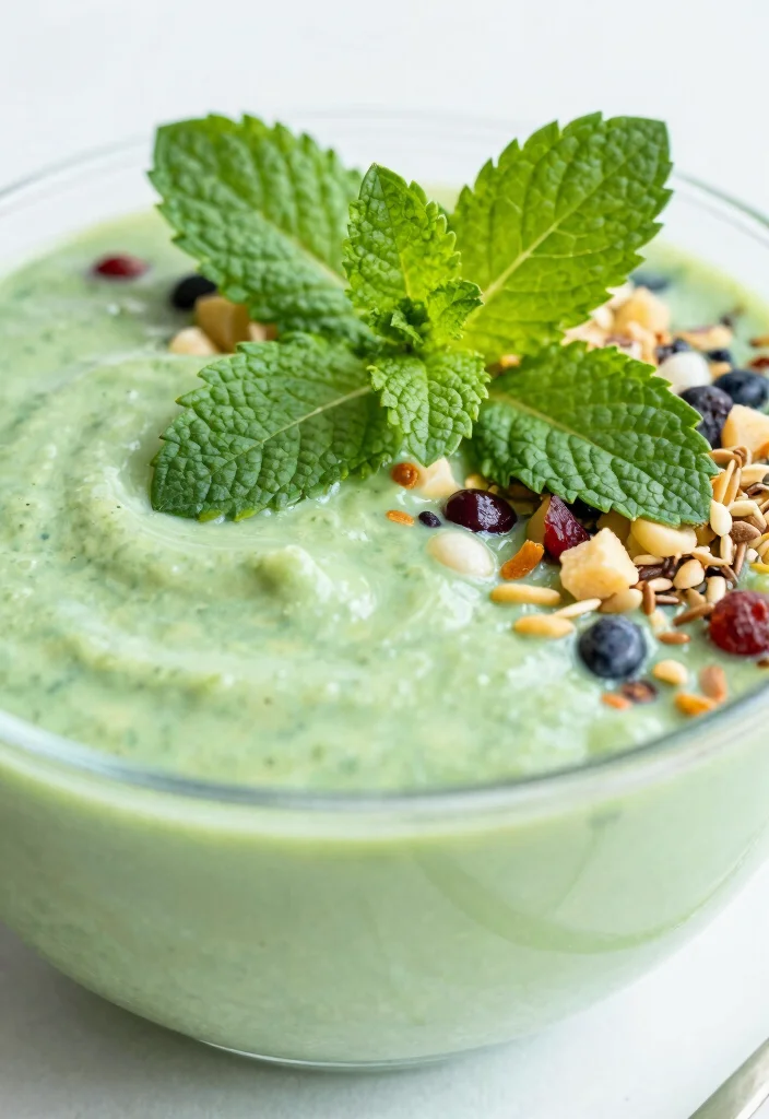 20 Smoothie Bowl Toppings for Flavor and Nutrition - 9. Fresh Mint Leaves 1