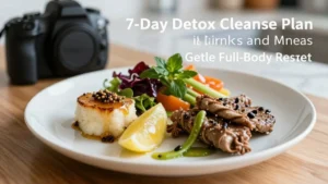 7-Day Detox Cleanse Plan with Drinks and Meals for Gentle Full-Body Reset