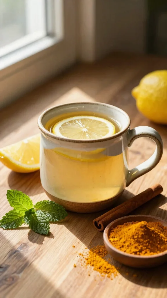 10 Detox Ginger Lemon Tea Recipes to Sip Warm or Cold - 2. Spiced Detox Ginger Lemon Tea 1