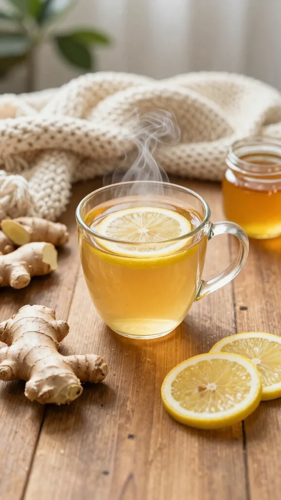10 Detox Ginger Lemon Tea Recipes to Sip Warm or Cold - 4. Honey Ginger Lemon Detox Tea 1