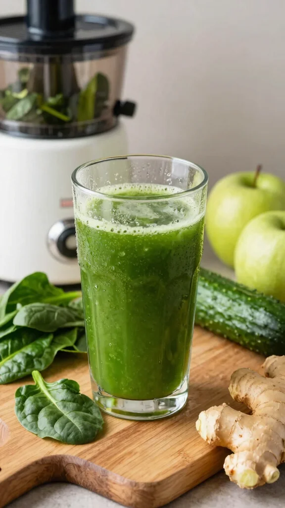 10 Detox Juice Plan Ideas for a Simple Reset Week - 1. Green Glow Detox Juice 1
