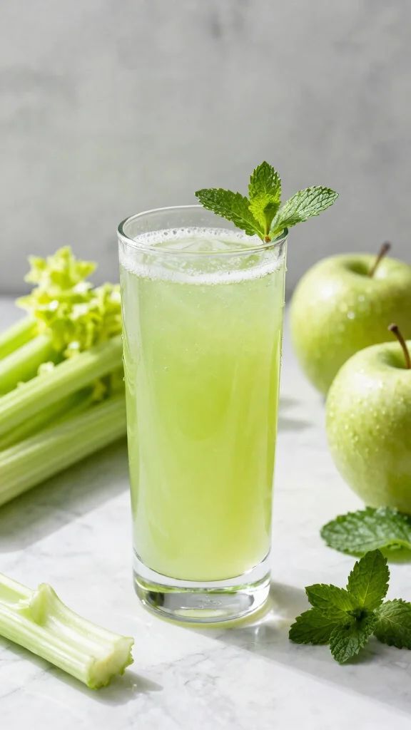 10 Detox Juice Plan Ideas for a Simple Reset Week - 5. Celery Apple Refresh 1