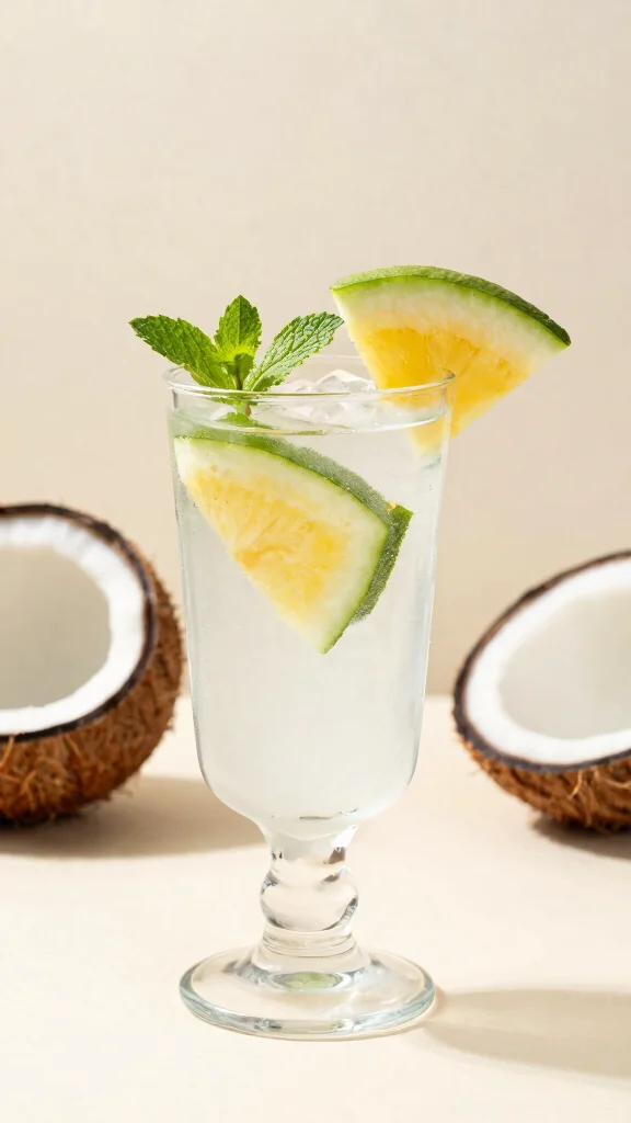 10 Drink Ideas for a 3-Day Detox Cleanse Plan - 10. Coconut Water Detox Drink 1