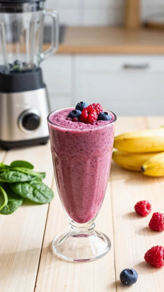 10 Drink Ideas for a 3-Day Detox Cleanse Plan - 2. Berry Detox Smoothie 1
