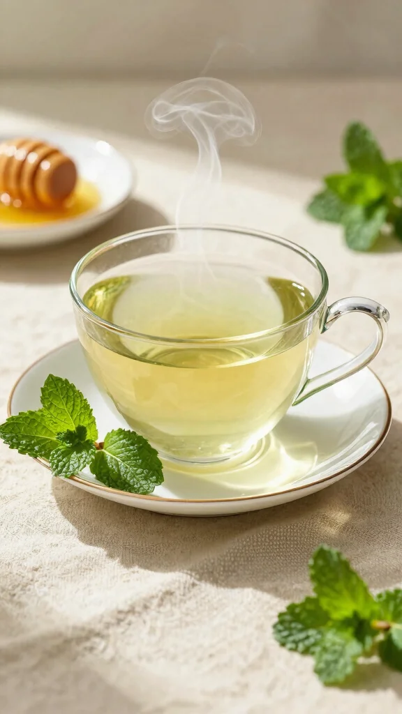 10 Drink Ideas for a 3-Day Detox Cleanse Plan - 3. Minty Green Herbal Tea 1