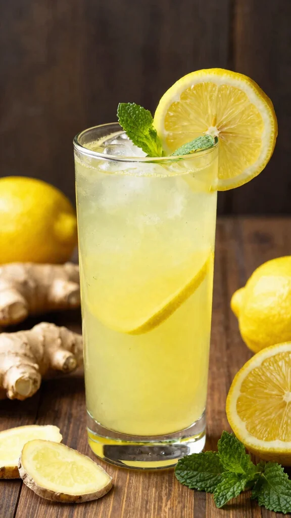 10 Drink Ideas for a 3-Day Detox Cleanse Plan - 4. Spicy Ginger Lemonade 1