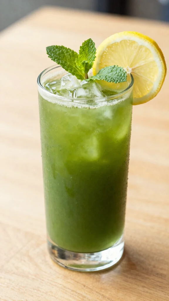 10 Drink Ideas for a 3-Day Detox Cleanse Plan - 9. Matcha Lemonade Detox Drink 1