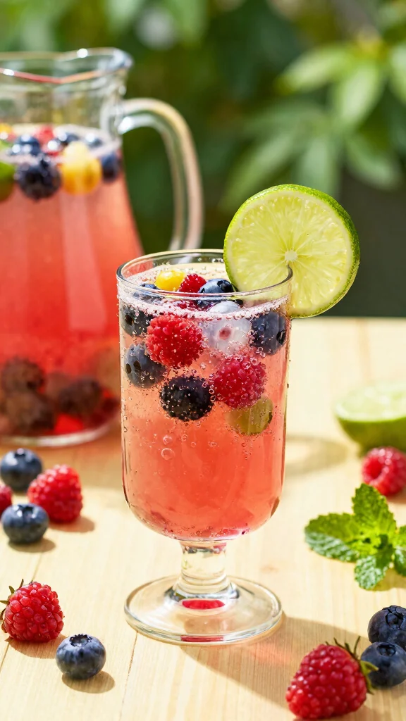 10 Easy Detox Drink Recipes You Can Make at Home - 10. Sparkling Detox Berry Splash 1