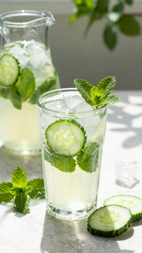 10 Easy Detox Drink Recipes You Can Make at Home - 2. Cucumber Mint Refresher 1