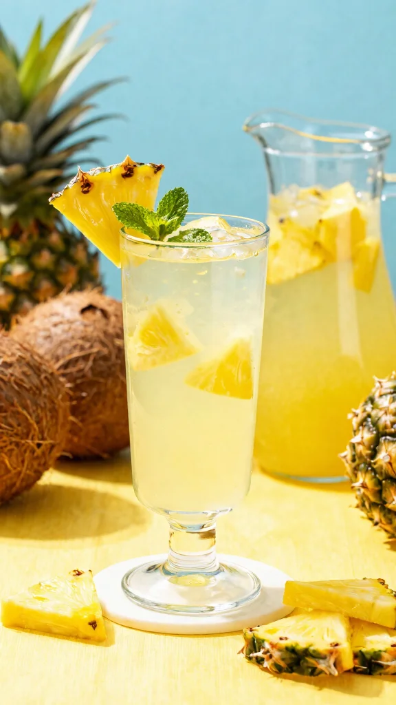 10 Easy Detox Drink Recipes You Can Make at Home - 7. Pineapple Coconut Detox Water 1