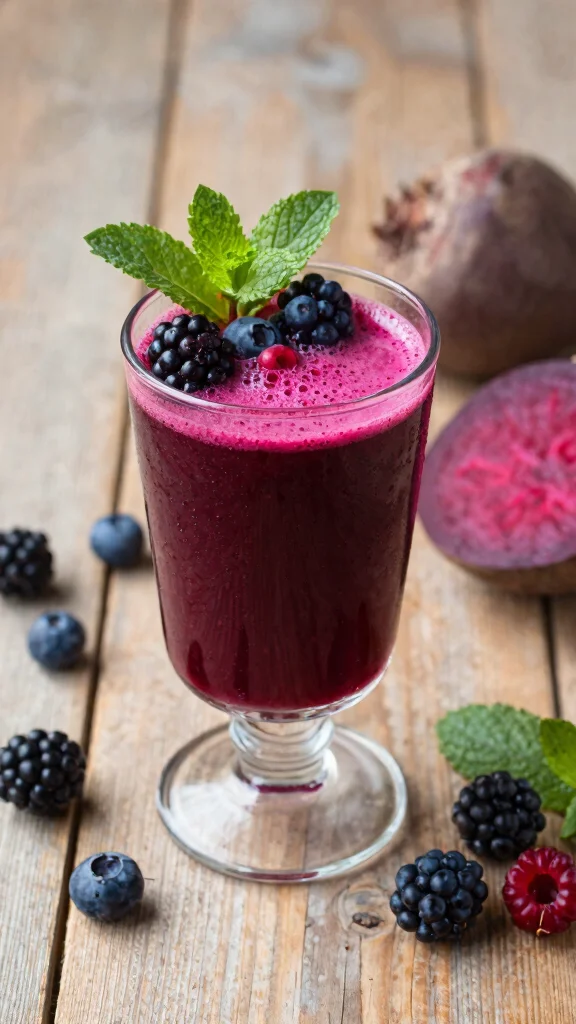 10 Easy Drinks for a 2-Day Detox Juice Plan - 8. Berry Beet Detox 1