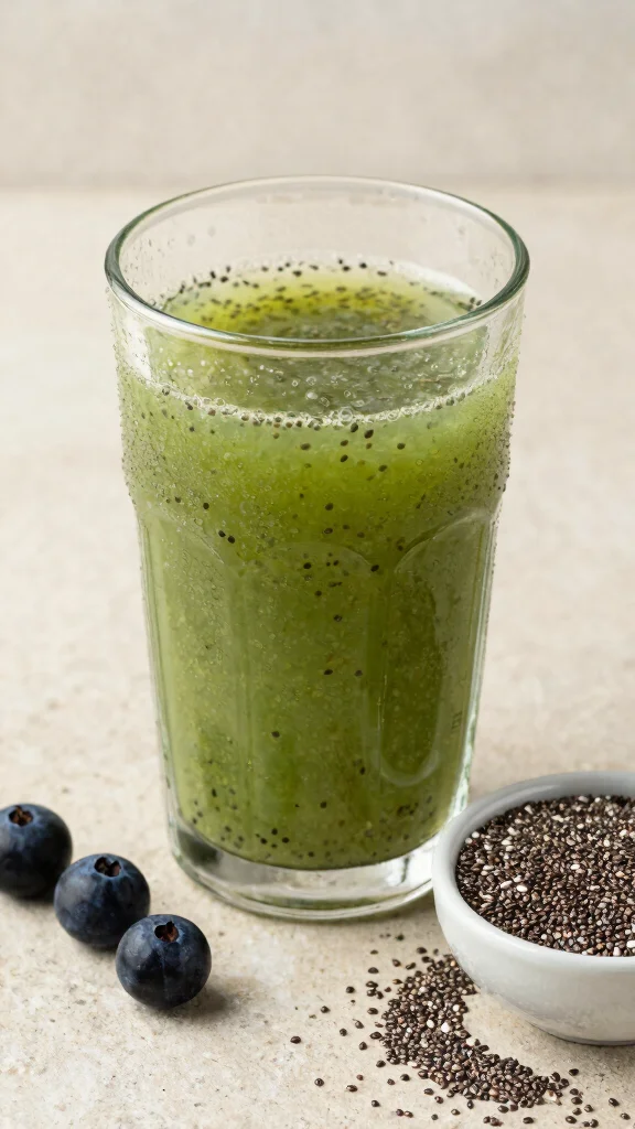 11 Amla Juice Recipes for Bold, Tangy, Homemade Wellness Drinks - 8. Amla Berry Chia Seed Drink 1