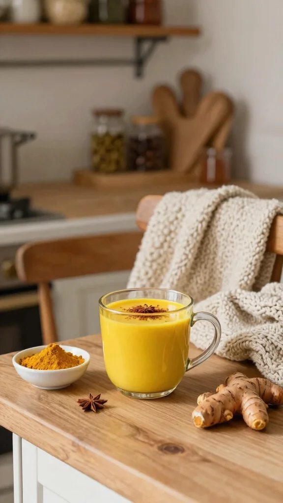 11 Detox Night Drink Recipes for a Light Evening Routine - 2. Turmeric Golden Milk 1