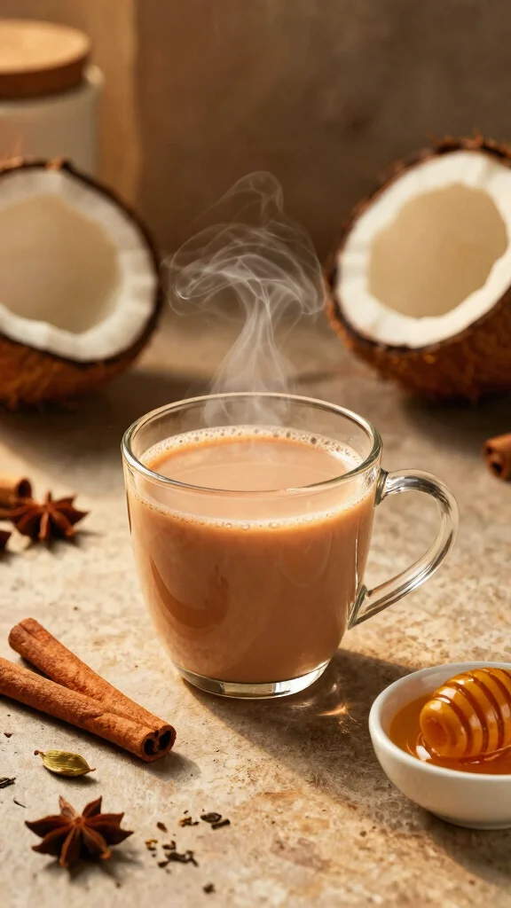 11 Detox Night Drink Recipes for a Light Evening Routine - 9. Coconut Chai Tea 1