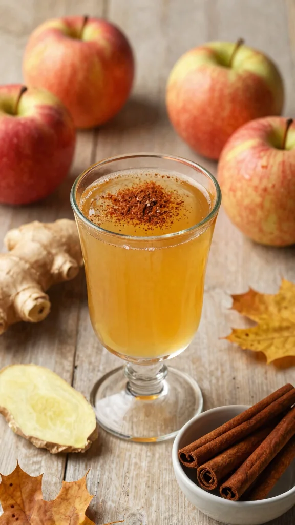 12 Apple Juice Recipes for Crisp, Refreshing Everyday Sips - 3. Spiced Apple Ginger Juice 1