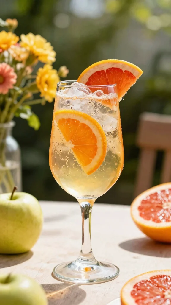 12 Apple Juice Recipes for Crisp, Refreshing Everyday Sips - 7. Apple Citrus Sparkler 1