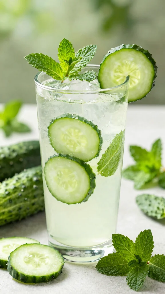 12 Apple Juice Recipes for Crisp, Refreshing Everyday Sips - 9. Cucumber Apple Refresher 1