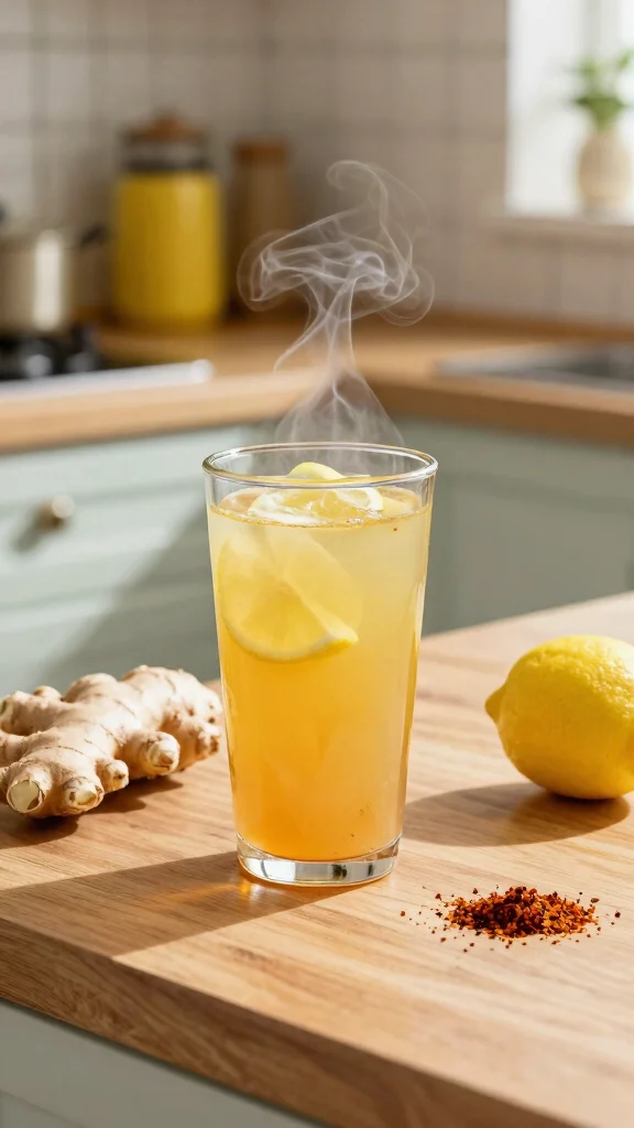 12 Detox Drink Recipes for a Light and Healthy Routine - 2. Spicy Lemon Ginger Detox Drink 1