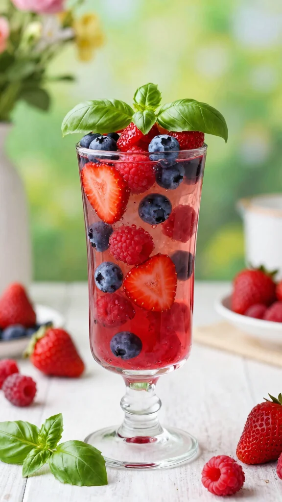 12 Detox Drink Recipes for a Light and Healthy Routine - 3. Berry-Basil Blast 1
