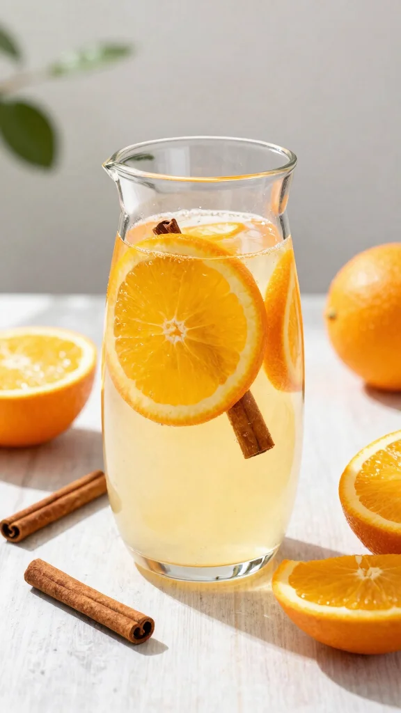 12 Detox Drink Recipes for a Light and Healthy Routine - 9. Orange-Cinnamon Infused Water 1