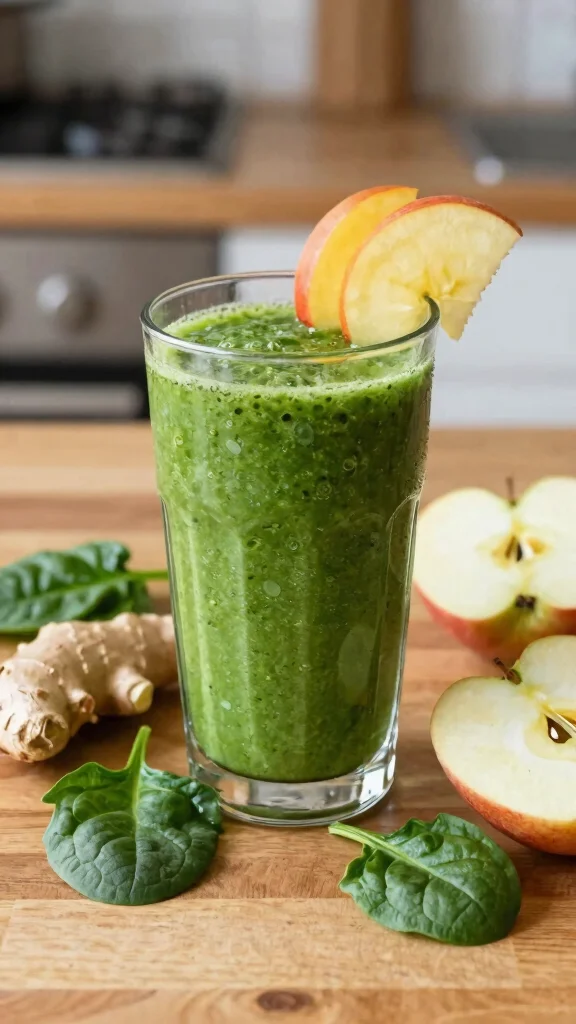 12 Detox Morning Smoothie Recipes for a Fresh Start - 11. Ginger Green Detox Smoothie 1