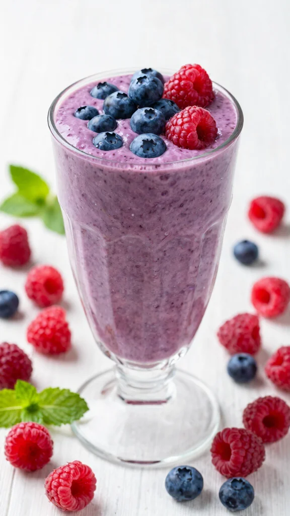 12 Detox Morning Smoothie Recipes for a Fresh Start - 3. Berry Blast Smoothie 1
