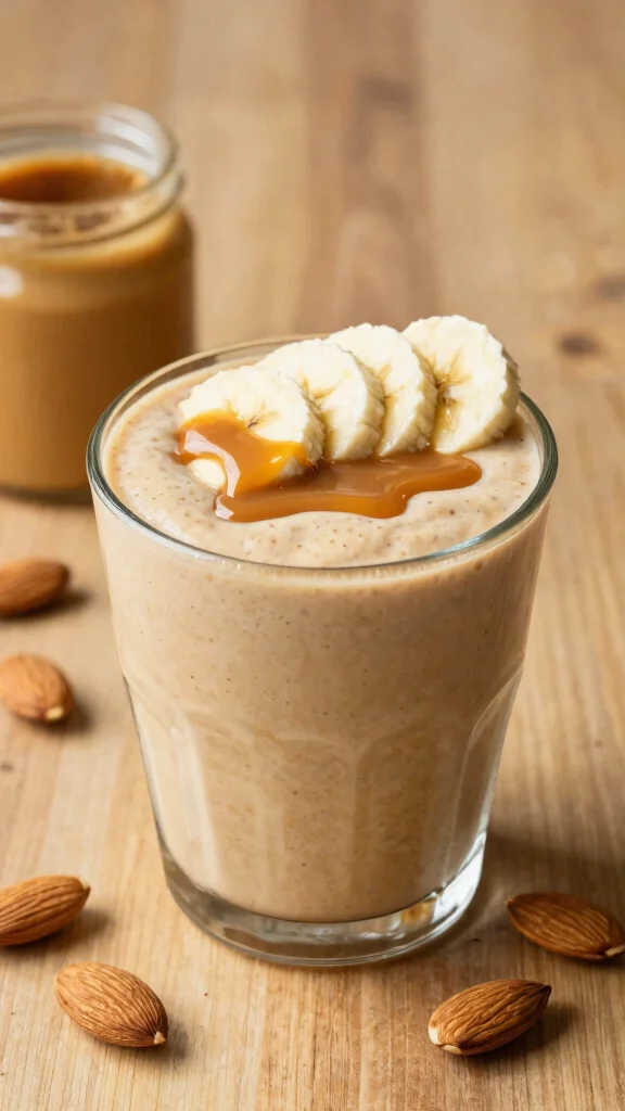 12 Detox Morning Smoothie Recipes for a Fresh Start - 7. Almond Butter Banana Smoothie 1
