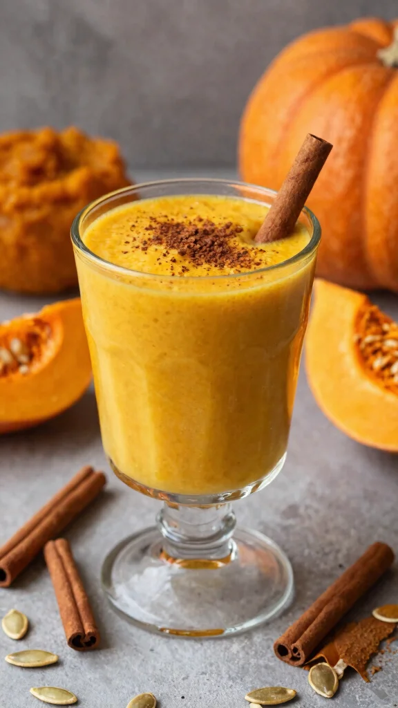 12 Detox Morning Smoothie Recipes for a Fresh Start - 9. Spiced Pumpkin Smoothie 1