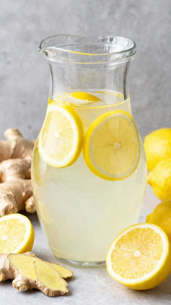 12 Detox Water Recipes for Hot Summer Days - 7. Ginger Lemon Detox Water 1