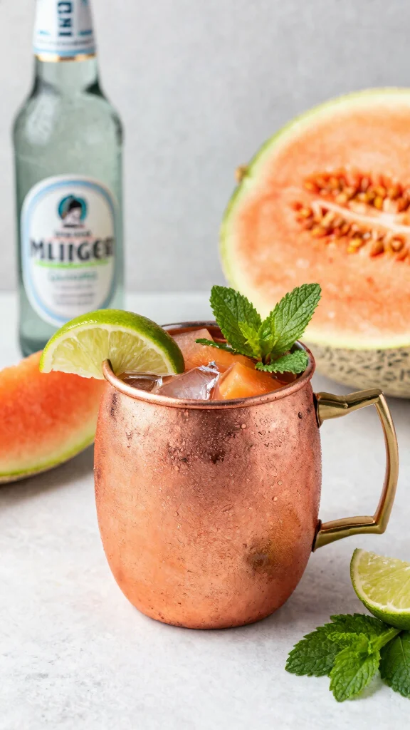13 Melon Juice Recipes for Light, Cool, Refreshing Drinks - 12. Melon Mule 1