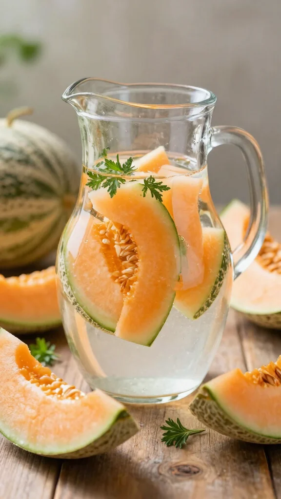 13 Melon Juice Recipes for Light, Cool, Refreshing Drinks - 13. Melon Infused Water 1