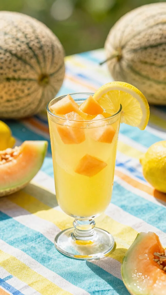 13 Melon Juice Recipes for Light, Cool, Refreshing Drinks - 8. Melon Lemonade 1