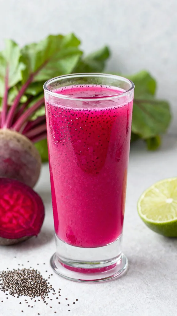 14 Beet Juice Recipes for Fresh, Colorful, Nourishing Drinks - 10. Beetroot Chia Fresca 1
