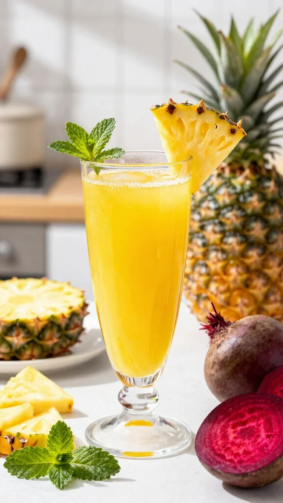 14 Beet Juice Recipes for Fresh, Colorful, Nourishing Drinks - 2. Beet and Pineapple Bliss 1