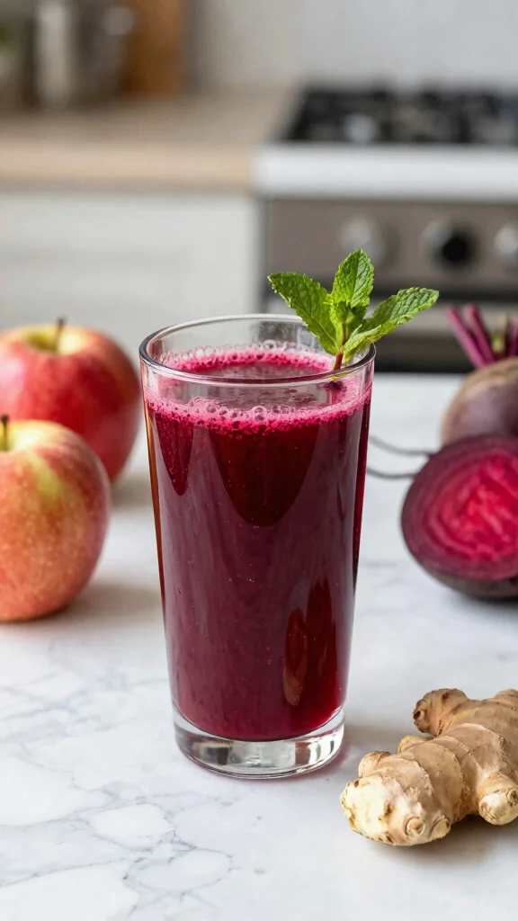 14 Beet Juice Recipes for Fresh, Colorful, Nourishing Drinks - 3. Beet, Apple, and Ginger Juice 1