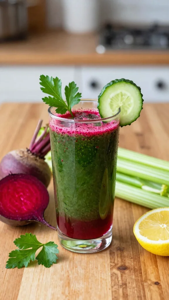 14 Beet Juice Recipes for Fresh, Colorful, Nourishing Drinks - 4. Beet and Celery Detox Juice 1