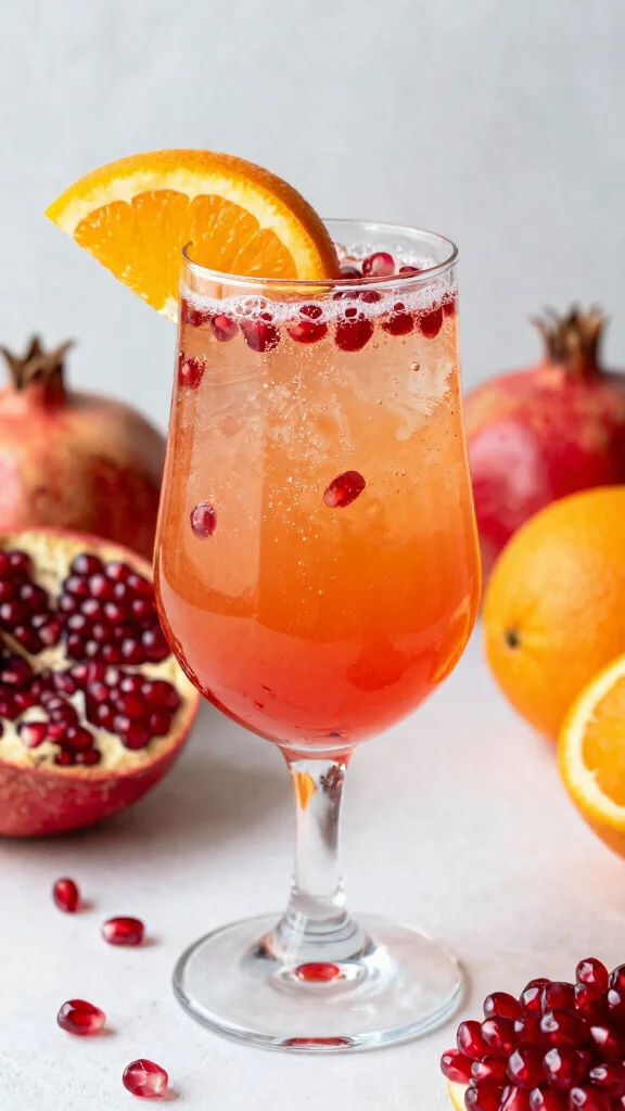 14 Orange Juice Recipes for Bright, Fresh, Homemade Flavor - 14. Orange Pomegranate Fizz 1