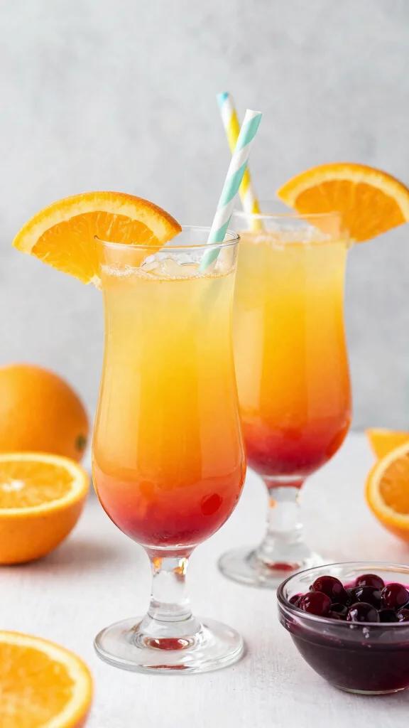 14 Orange Juice Recipes for Bright, Fresh, Homemade Flavor - 6. Orange Sunrise Mocktail 1