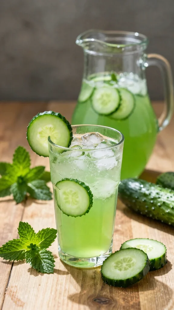 15 Detox Drink Recipes for Everyday Wellness - 2. Cucumber Mint Cooler 1