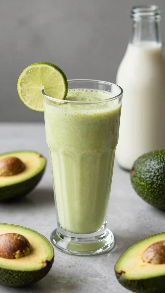 Fresh Juice Recipes: 11 Easy Ideas to Make at Home - 10. Creamy Avocado Juice 1